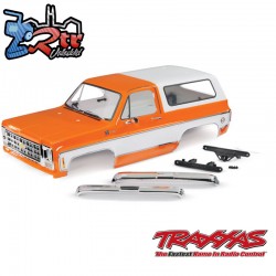 Carrocería TRAXXAS Chevrolet Blazer 1979 Naranja Montaje sin clip Completa TRA8126-ORNG