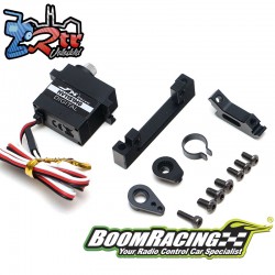 Juego de montaje de mini servo para BRX02 y BRX02 109 con mini servo a 8,4 V Boom Racing