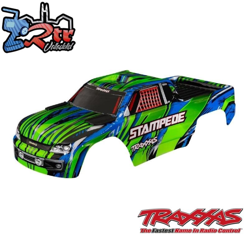Carrocería TRAXXAS Stampede Verde sin clip 2WD TRA3620A-GRN