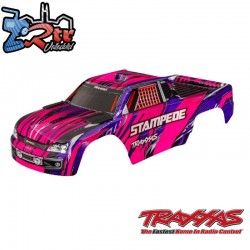 Carrocería TRAXXAS Stampede Rosa sin clip 2WD TRA3620A-PINK