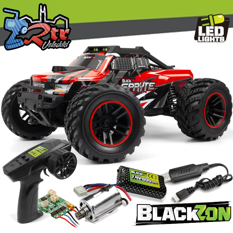 BLACKZON Spryte MT 1-20 4WD Electric Monster Truck - Red
