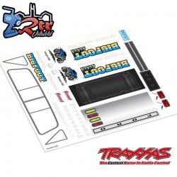 Hoja de calcas, escala 1/18 TRX-4MT™ Bigfoot® No. 1 Traxxas TRA9844