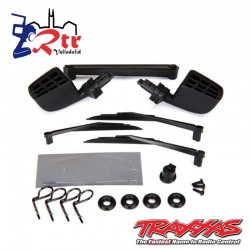 Retrovisores  Traxxas y limpiaparabrisas Mercedes G500 TRX-4  TRA8817