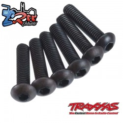 Tornillos para máquina de cabeza semiesférica de 4 x 18 mm Traxxas TRA3929