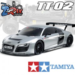 Tamiya Audi R8 LMS 2008 TT-02 4Wd 1/10 Kit
