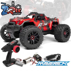 Maverick RC Atom AT1 1-18 4WD Electric Truck - Red