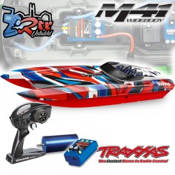 Traxxas M41 Catamaran TSM Brushless 6S Rojo/Azul