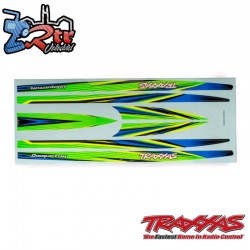 Juego de pegatinas para casco Verde Disruptor Traxxas TRA10698-GRN