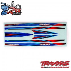 Juego de pegatinas para casco Azul Disruptor Traxxas TRA10698-BLUE
