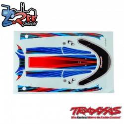 Juego de pegatinas para escotilla Azul Disruptor Traxxas TRA10699-BLUE