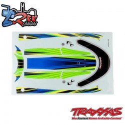Juego de pegatinas para escotilla Verde Disruptor Traxxas TRA10699-GRN