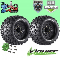 Ruedas Louise Monster 1/10 MT-UPHILL Pegadas Rellenas 12, 14 y 17 mm Hexágono Removible LR-T3204SX