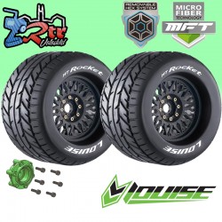 Ruedas Louise Monster 1/8 MT-ROCKET Pegadas Rellenas 17mm 0" y 1/2 outset Hexágono Removible LR-T3217X