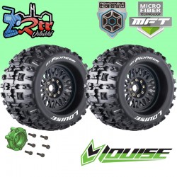 Ruedas Louise Monster 1/8 MT-PIONEER Pegadas Rellenas 17mm 0" y 1/2 outset Hexágono Removible LR-T3217X