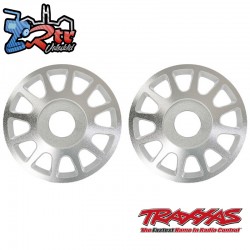 Centros de ruedas de aluminio Pro Scale Traxxas Maxx Slash TRA10274-SLVR