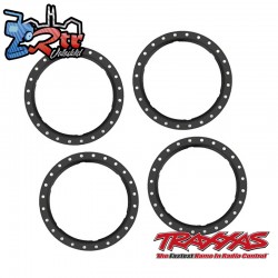 Anillos de llantas de aluminio Pro Scale Negros 4...