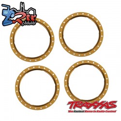 Anillos de llantas de aluminio Pro Scale Dorado 4...