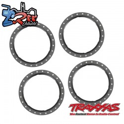 Anillos de llantas de aluminio Pro Scale Gris 4 Unidades Traxxas TRA10276-GRAY