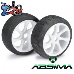 "Wheel Set Buggy ""7 Spoke / Street"" white 1:8 (2 pcs)"