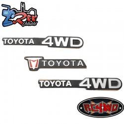 Emblemas metálicos para camioneta Toyota RC4WD de 1982 Z-S0574