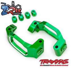 Bloques de ruedas aluminio 6061-T6 Verde TRA10232-GRN