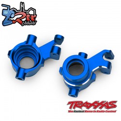 Bloques de dirección aluminio 6061-T6 anodizado Azul TRA10237-BLUE