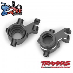 Bloques de dirección aluminio 6061-T6 anodizado Gris TRA10237-GRAY