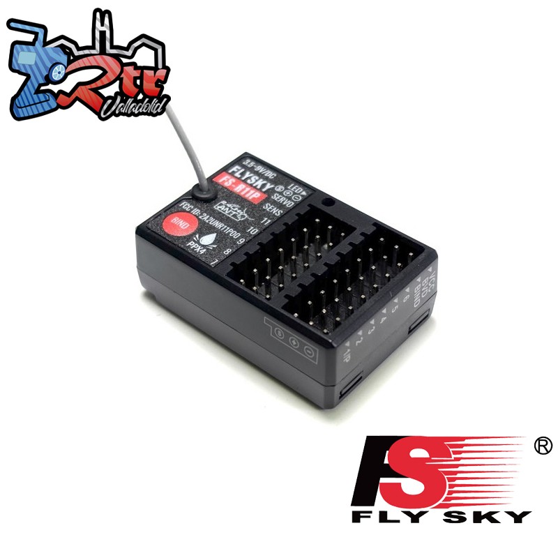 Receptor FlySky FS-R11P para emisor FS-G11P 11 Canales 2.4Ghz