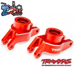 Portaejes, eje de mangueta aluminio 6061-T6 anodizado Rojo TRA10252-RED