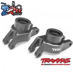 Portaejes, eje de mangueta aluminio 6061-T6 anodizado Gris TRA10252-GRAY