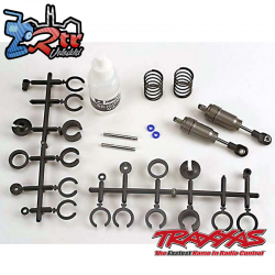 Amortiguadores Big Bore (cortos) aluminio T-6 anodizado duro TRA2658