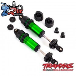 Amortiguadores, GT-Maxx®, aluminio anodizado verde, completamente ensamblados sin resortes Traxxas TRA9660-GRN