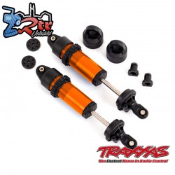 Amortiguadores, GT-Maxx®, aluminio anodizado Naranja, completamente ensamblados sin resortes Traxxas TRA9660-ORNG