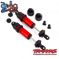 Amortiguadores, GT-Maxx®, aluminio anodizado rojo, completamente ensamblados sin resortes Traxxas TRA9660-RED