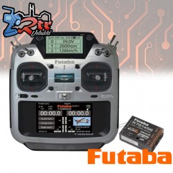 Emisora Futaba T26SZ 2.4GHZ FASSTEST + receptor R7214SB