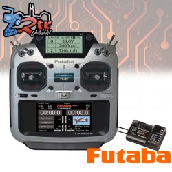 Emisora Futaba T26SZ 2.4GHZ FASSTEST + receptor R7208SB