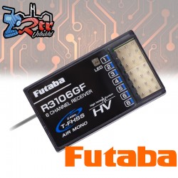 Receptor Futaba R3106GF 6 canales RX T-FHSS mono