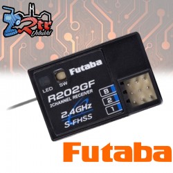 Receptor Futaba R202GF 2 canales RX S-FHSS/FHSS