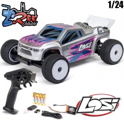 LOSI 1/24 Micro-T 2WD Truggy RTR, Plata