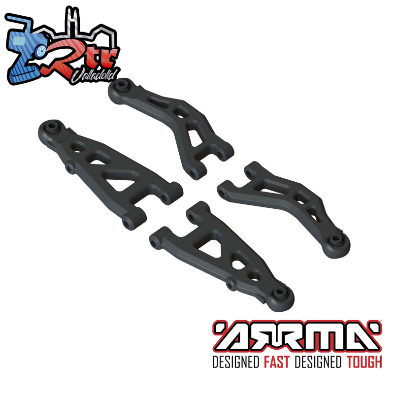 Juego de brazos de suspensión delantera B GROM Arrma ARA330839