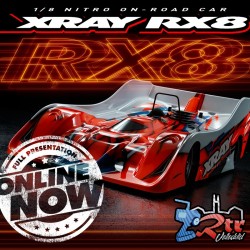 Coche Xray RX8 2026 - 1/8 Nitro On-Road Kit