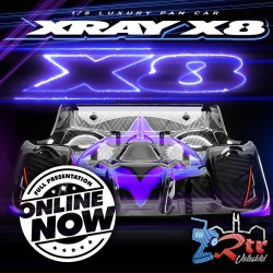 Coche Xray X8 2026 - 1/8 Lujoso Eléctrico On-Road Pan Car Kit