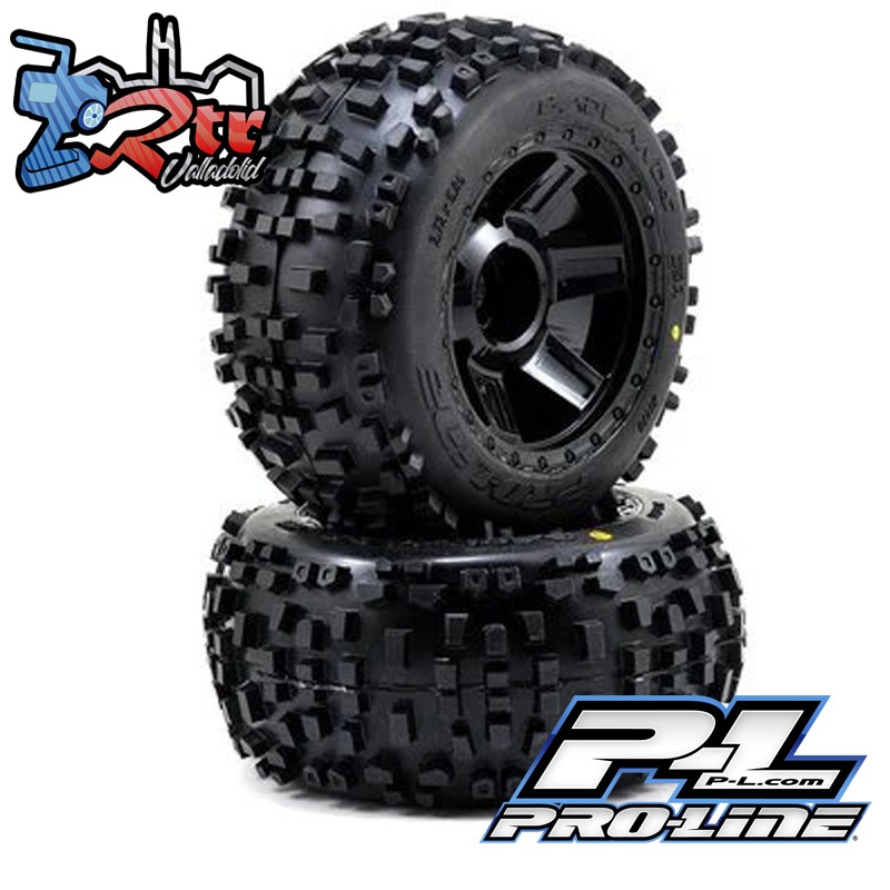 Ruedas Proline 3.8" Monster 1/8 Badlands 17mm PRO117811