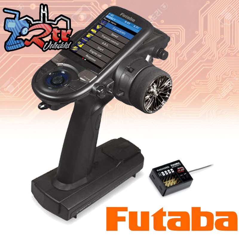 Radio Emisora Futaba T6PV + receptor R404SBS