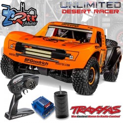Traxxas Unlimited Desert Racer con led 4wd Brushless Short Course 1/6 Fox