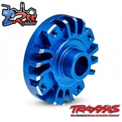 Placa adaptadora, corona dentada aluminio azul Traxxas...