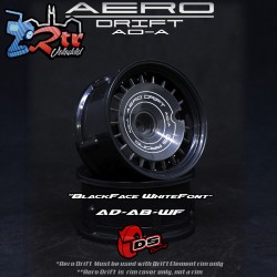 Cobertor DS Racing Aero Drift Element 2 Unidades Diseño curvo / Color Negro DS/AD-AB-WF
