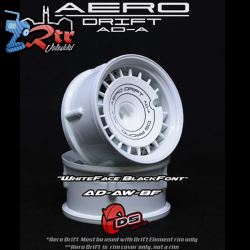 Cobertor DS Racing Aero Drift Element 2 Unidades Diseño curvo / Color blanco DS/AD-AW-BF