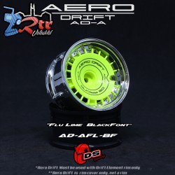 Cobertor DS Racing Aero Drift Element 2 Unidades Diseño curvo / Color Amarillo fluo DS/AD-AFL-BF