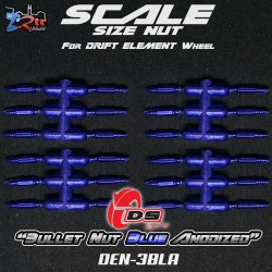 Tuercas de bala DS Racing para rueda Drift Element Azul...